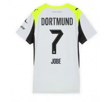 Borussia Dortmund Jobe Bellingham #7 Koszulka Wyjazdowa damskie 2025-26 Krótki Rękaw